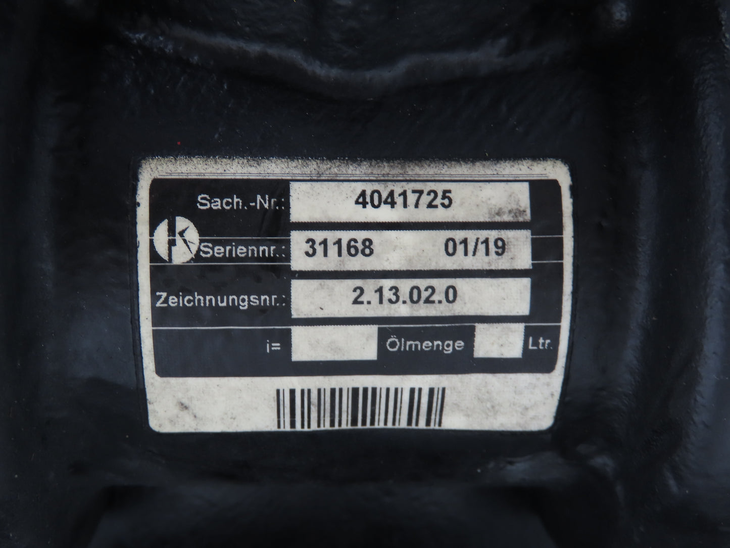 Yale 4041725 Dual-Wheel Rear Steer Axle Assembly Off ERP035VTN36TE084 Forklift