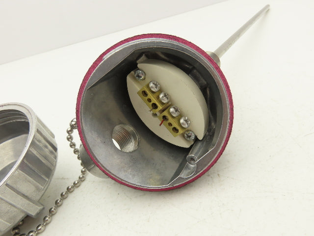 Lindberg/MPH Industries Temperature Transmitter Thermocouple 11.5" Probe 1/2"NPT