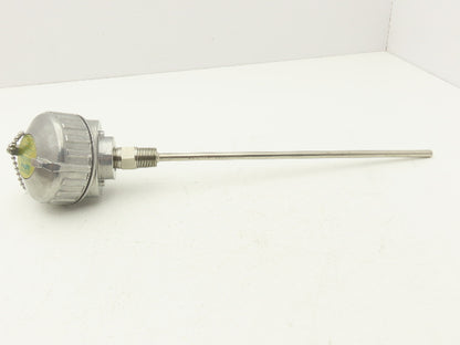 Lindberg/MPH Industries Temperature Transmitter Thermocouple 11.5" Probe 1/2"NPT