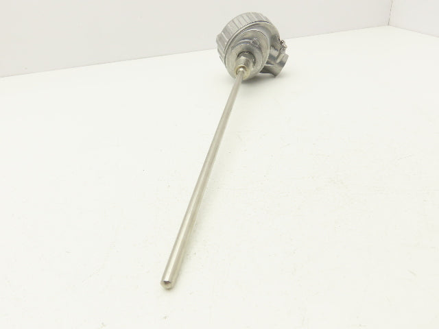 Lindberg/MPH Industries Temperature Transmitter Thermocouple 11.5" Probe 1/2"NPT