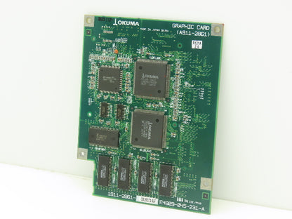 Okuma E4809-045-231-A Printed Circuit Board Module PCB Graphic Card A911-2861