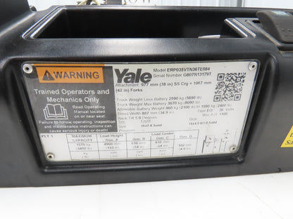 Yale 8818770 Forklift Front Left Drive Axle & Motor 5-Lug Off ERP035VTN36TE084