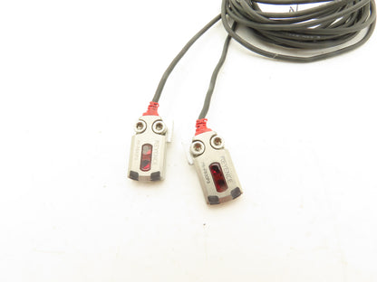 Keyence PR-FB30P3 Mini Photoelectric Sensor Flat Reflective 60" Cable  Lot of 2