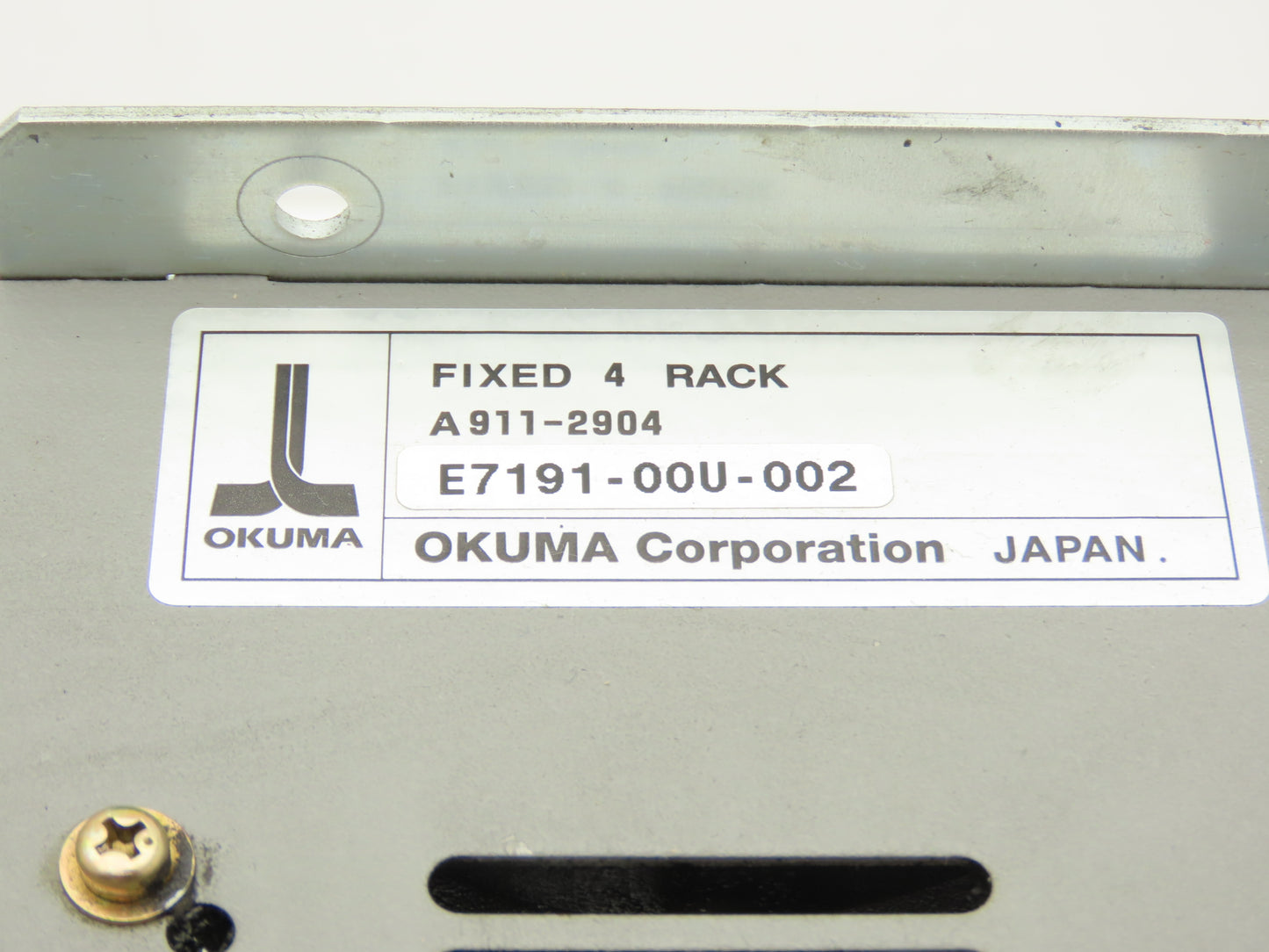 Okuma E7191-00U-002 PLC Chassis Unit Motherboard Power Supply E4809-045-229