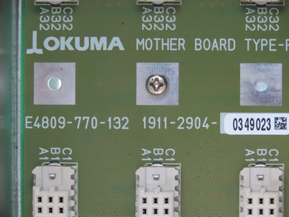 Okuma E7191-00U-002 PLC Chassis Unit Motherboard Power Supply E4809-045-229