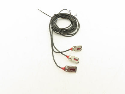 Keyence PR-FB30P3 Mini Photoelectric Sensor Flat Reflective 48" Cable  Lot of 3