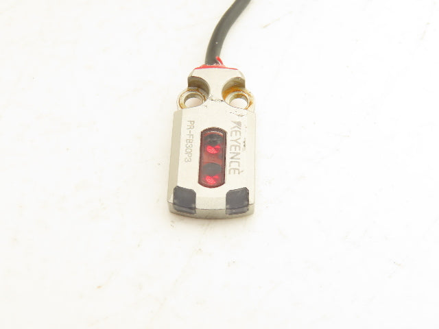 Keyence PR-FB30P3 Mini Photoelectric Sensor Flat Reflective 64" Cable  Lot of 4