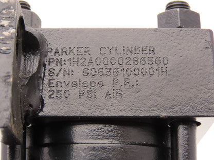 Parker 2.00CC2ALU14A7.00 Pneumatic Cylinder 2" Bore 7" Stroke 250 PSI 5/8" Rod