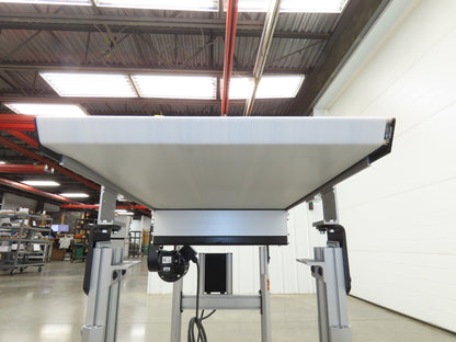 Dorner 2200 Belt Conveyor 18"W x 60"L 115V Variable Speed Center Drive 6FPM