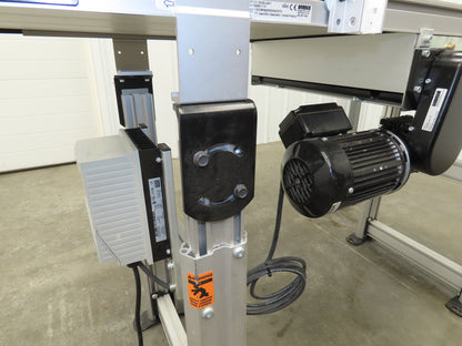 Dorner 2200 Belt Conveyor 18"W x 60"L 115V Variable Speed Center Drive 6FPM