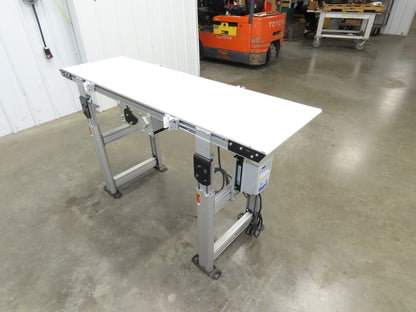 Dorner 2200 Belt Conveyor 18"W x 60"L 115V Variable Speed Center Drive 6FPM
