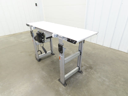 Dorner 2200 Belt Conveyor 18"W x 60"L 115V Variable Speed Center Drive 6FPM
