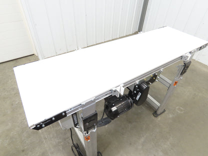 Dorner 2200 Belt Conveyor 18"W x 60"L 115V Variable Speed Center Drive 6FPM