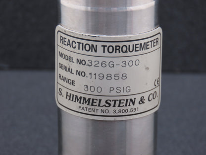 S. Himmelstein & Co. 326G-300 Reaction Torquemeter 300 PSIG Range