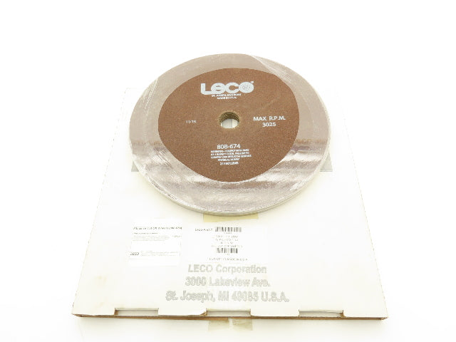 LECO 808-674 Aluminum Oxide Cut Off Wheel 12"/300mm x 1.7mm x 32mm Box of 10