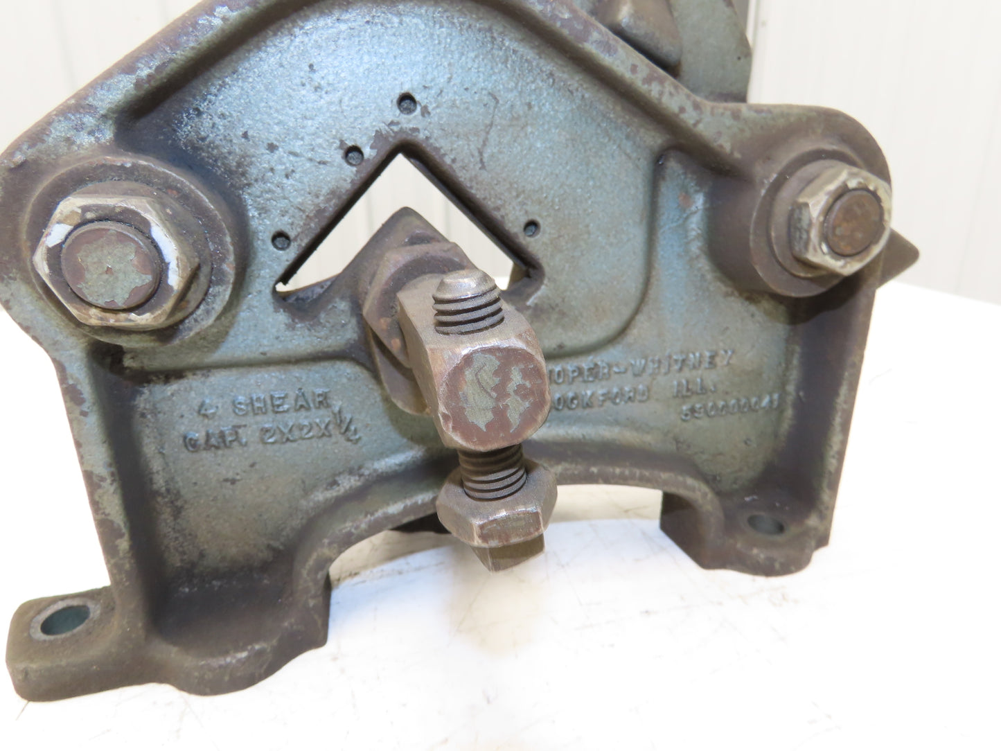 Roper Whitney 590000041 Slotted #4 Angle Iron Shear 2X2X1/4" Material 590000033