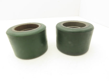 Thombert 4426A0 Forklift Load Wheel Poly 4"H x 2.88"W x 2-7/16" ID Lot of 2