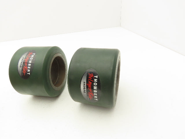 Thombert 4426A0 Forklift Load Wheel Poly 4"H x 2.88"W x 2-7/16" ID Lot of 2