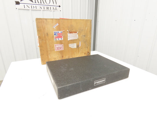 Standridge Granite Surface Inspection Plate 24 x 18 x 3" Grade B Tool Room