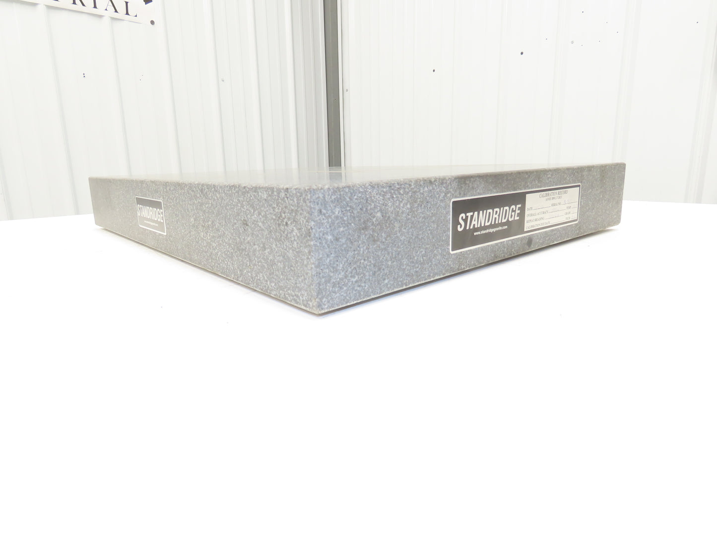Standridge Granite Surface Inspection Plate 18 x 24 x 3" Grade B Tool Room