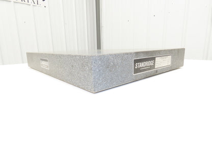 Standridge Granite Surface Inspection Plate 18 x 24 x 3" Grade B Tool Room