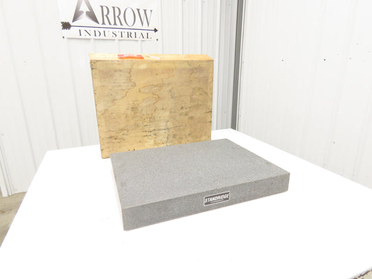 Standridge Granite Surface Inspection Plate 18 x 24 x 3" Grade B Tool Room
