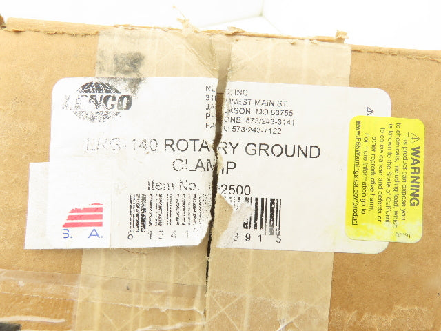 Lenco LRG-140 Rotating Ground Clamp Welding 400A 3/0-4/0 AWG