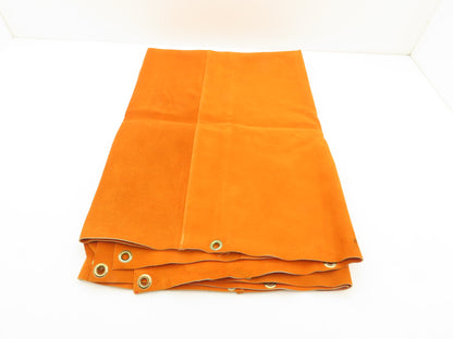 Cowhide Leather Welding Blanket Screen Curtain w/Eyelets 66" x 48"