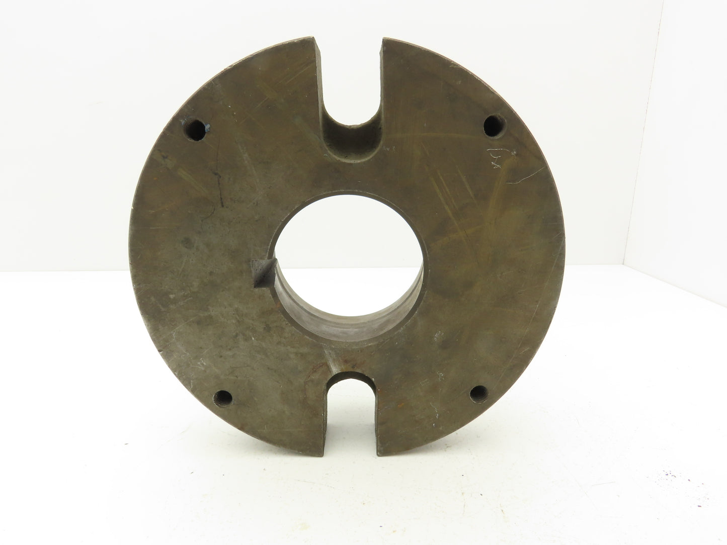 Lathe Dog Drive Face Plate Cast Iron 	6"-8UNC Direct Screw 9.5"OD