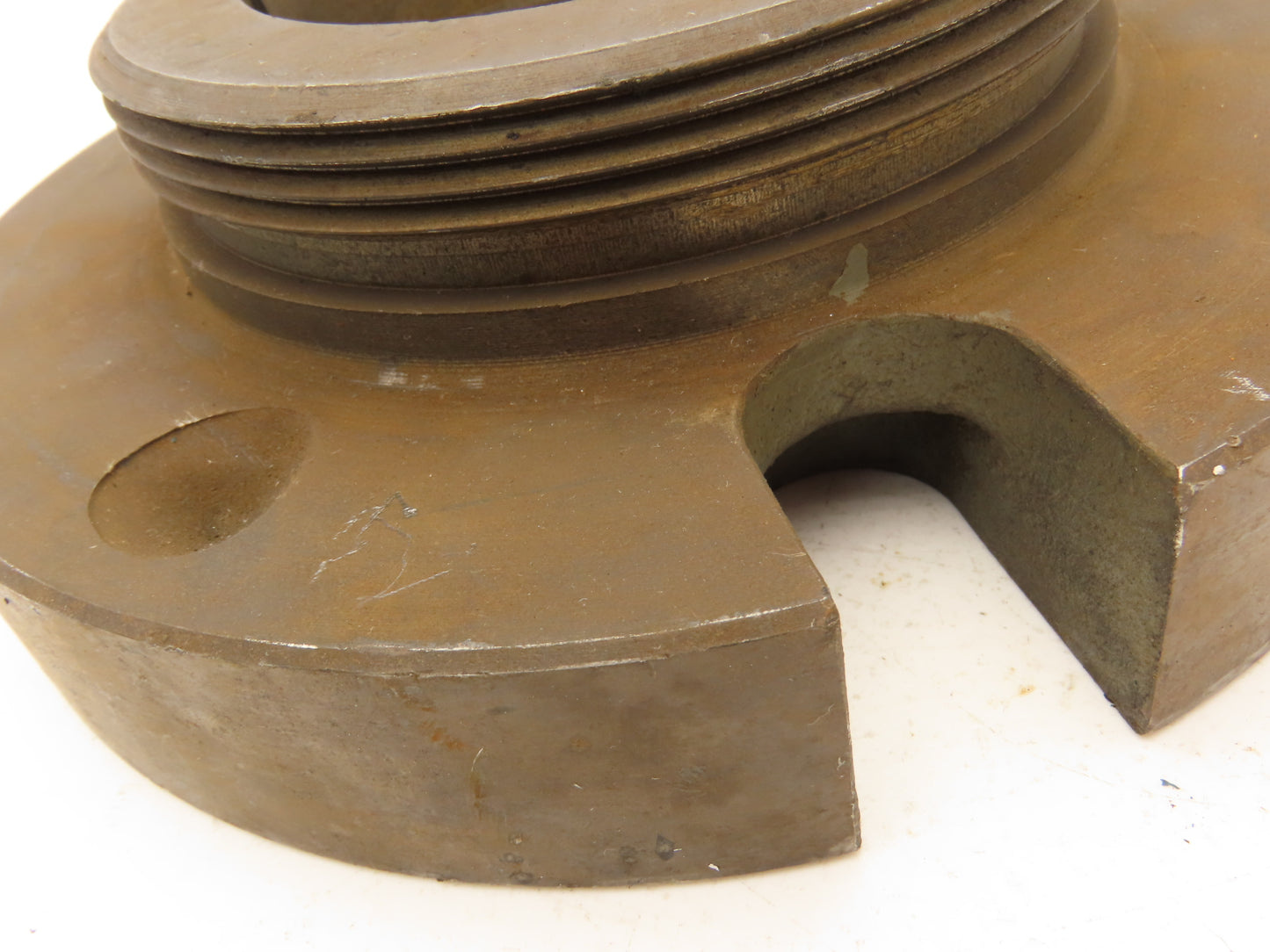 Lathe Dog Drive Face Plate Cast Iron 	6"-8UNC Direct Screw 9.5"OD