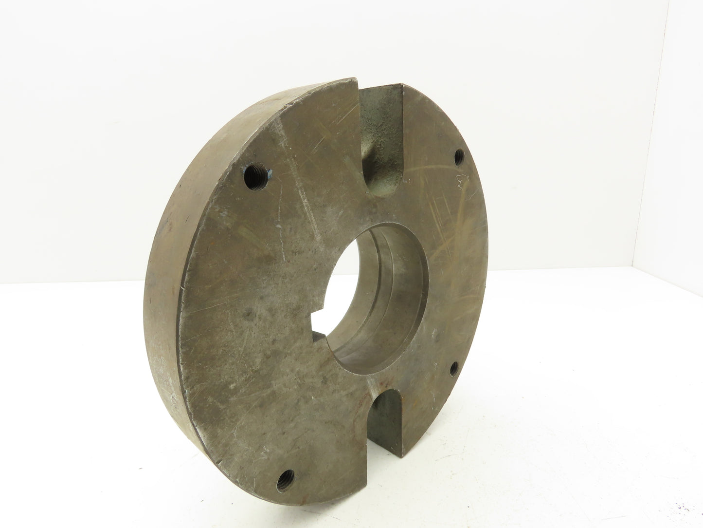 Lathe Dog Drive Face Plate Cast Iron 	6"-8UNC Direct Screw 9.5"OD