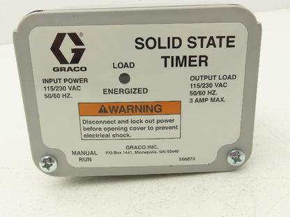 Graco 556873 Solid State Timer 115/230V 3A Cycle Time 32 Seconds -32 Minutes