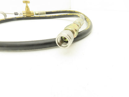 Parker 451TC-4 High Pressure Fluid Sample Hose Assembly 1/4"x 52"L 3000psi
