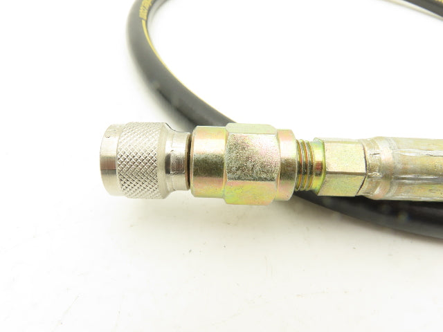 Parker 451TC-4 High Pressure Fluid Sample Hose Assembly 1/4"x 52"L 3000psi