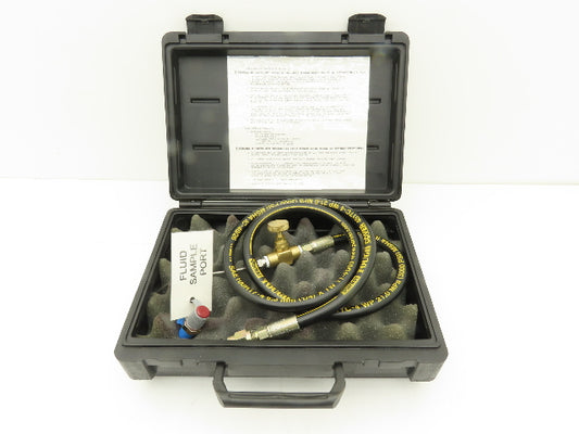 Parker 451TC-4 High Pressure Fluid Sample Hose Assembly 1/4"x 52"L 3000psi