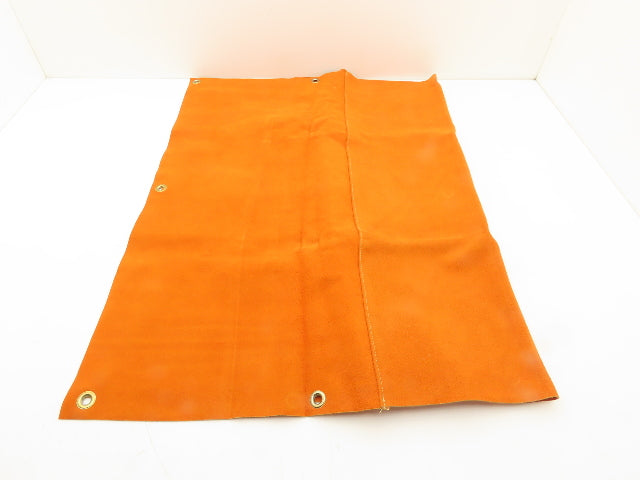 Cowhide Leather Welding Blanket Screen Curtain w/Eyelets 48" x 30"