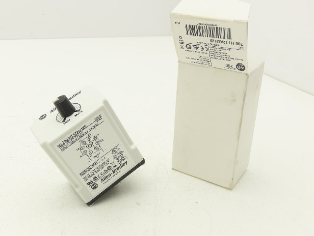 Allen Bradley 700-HT12AU120 Power On Delay Relay 120VAC 0.1-10 Second Time Delay