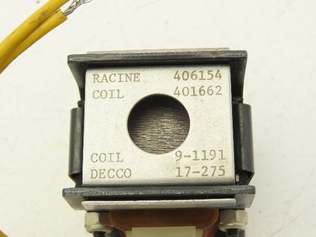 Decco 406154 Bosch Racine Solenoid Control Coil 115VAC/60Hz 401662/9-1191