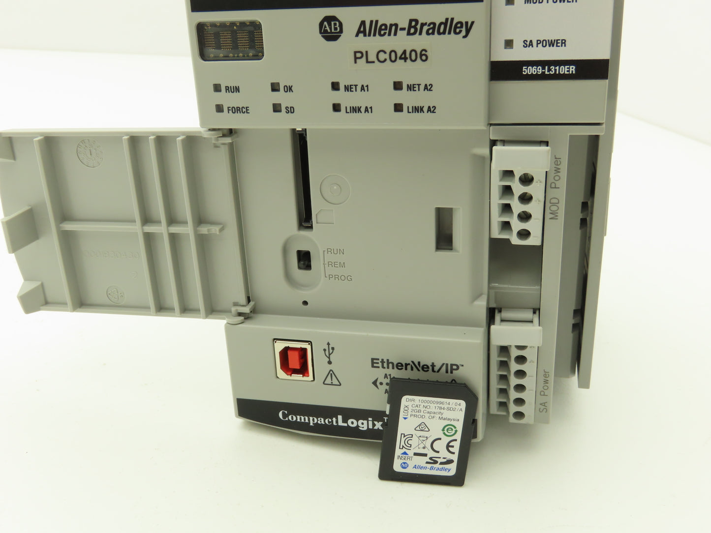 Allen Bradley 5069-L310ER CompactLogix 5380 PLC CPU Ethernet/IP Controller Ser A
