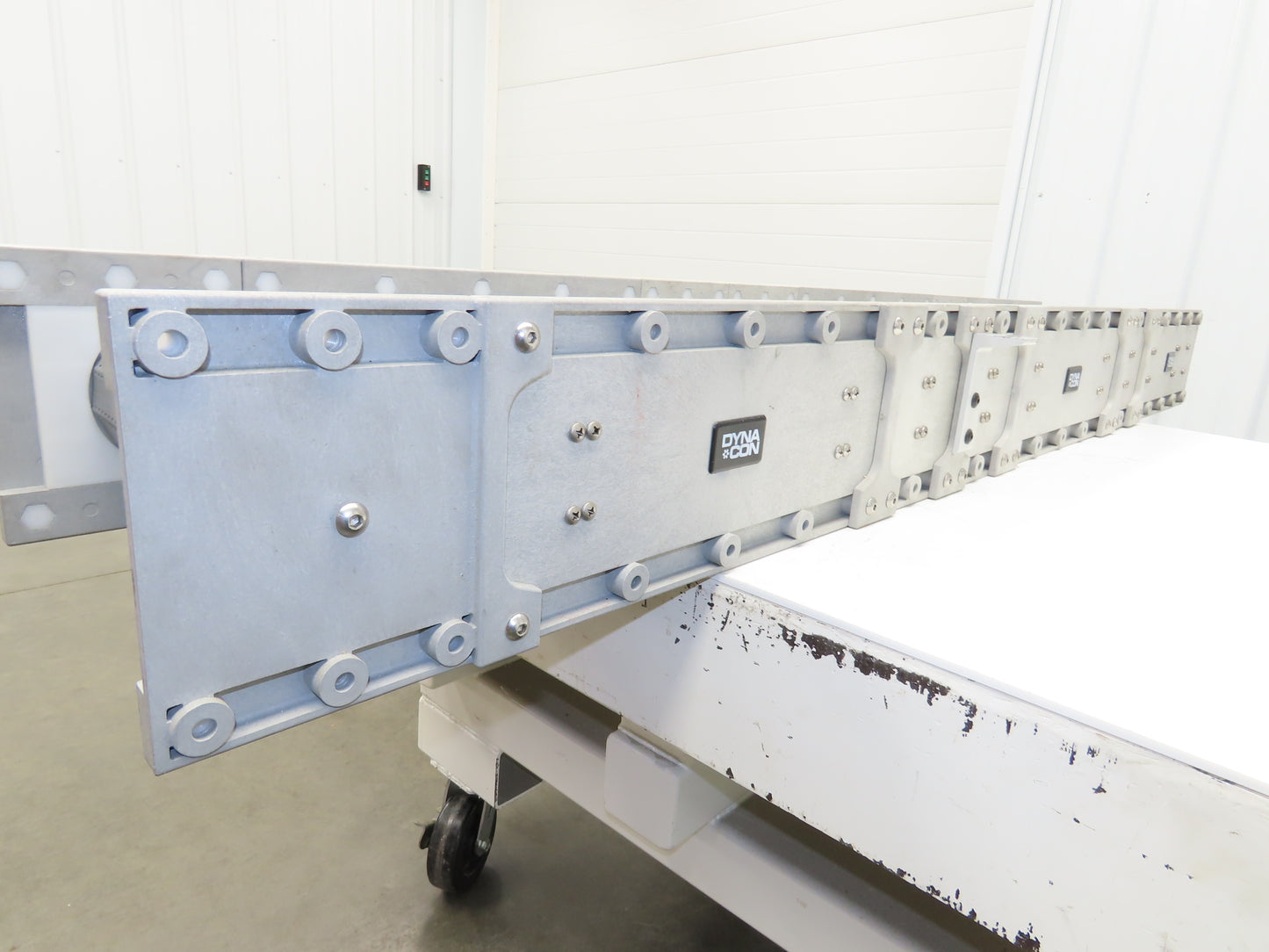 Dynamic Dynacon 12"x 78.5" Modular Poly Flat Conveyor 115V Variable Speed 42FPM