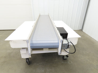 Dynamic Dynacon 12"x 78.5" Modular Poly Flat Conveyor 115V Variable Speed 42FPM