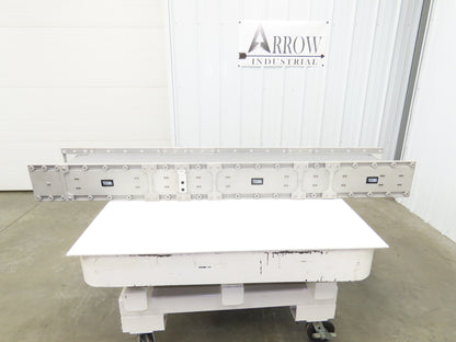 Dynamic Dynacon 12"x 78.5" Modular Poly Flat Conveyor 115V Variable Speed 42FPM