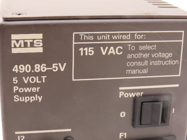 MTS 490.86-5V 5V Power Supply 115/230V Wired for 115 VAC