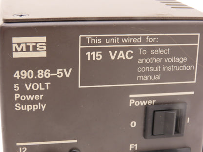 MTS 490.86-5V 5V Power Supply 115/230V Wired for 115 VAC