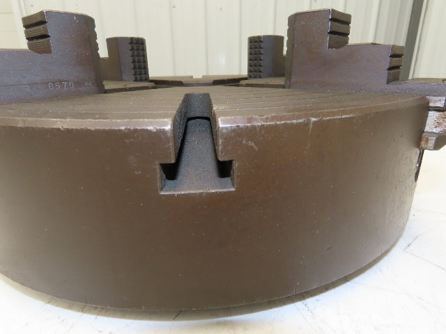 Rohm Number 400 4-Jaw Independent Manual Lathe Chuck 15-3/4" OD 3-3/4" ID