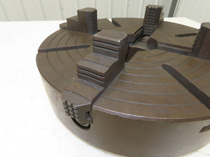 Rohm Number 400 4-Jaw Independent Manual Lathe Chuck 15-3/4" OD 3-3/4" ID