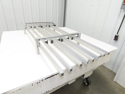 Dorner 2200 Series 18"W x 60"L Conveyor Bed Lane Guides Adj Small Parts Divider