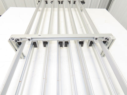 Dorner 2200 Series 18"W x 60"L Conveyor Bed Lane Guides Adj Small Parts Divider