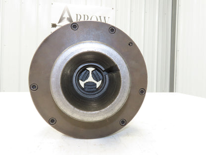 Cushman 1010208L0B 3-Jaw Independent Manual Lathe Chuck 8" OD L0 Taper Mount