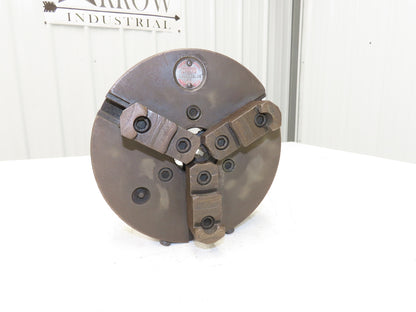 Cushman 1010208L0B 3-Jaw Independent Manual Lathe Chuck 8" OD L0 Taper Mount